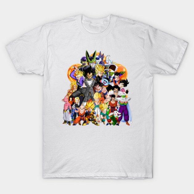 Dragon Ball Z - Another Character Collage T-Shirt-TOZ